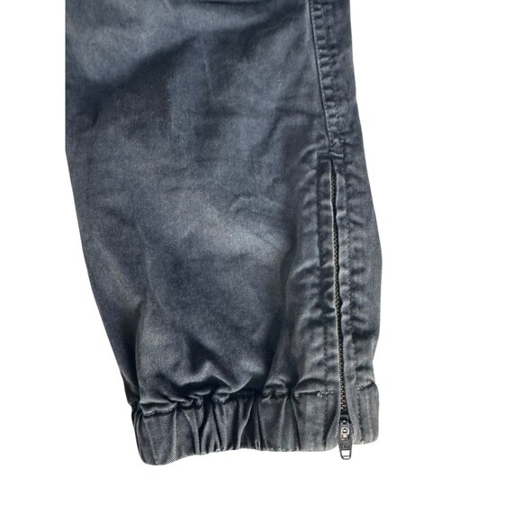 Nili Lotan Woman's Sz 6 Cropped Military Pants Joggers in Washed Black USA - Picture 8 of 10
